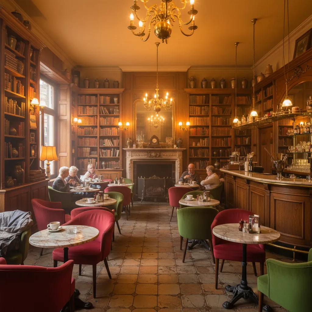 Het warme interieur van In den Boekenkast met boekenkasten